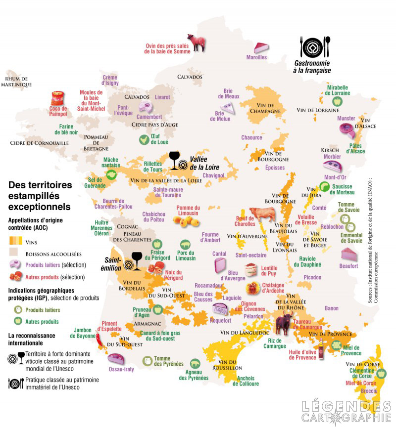 AOP et IGP en France