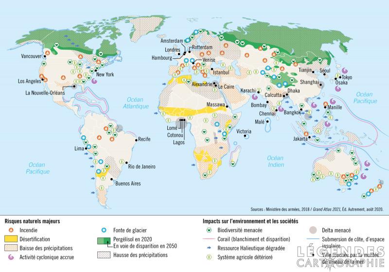 Le changement climatique dans le monde