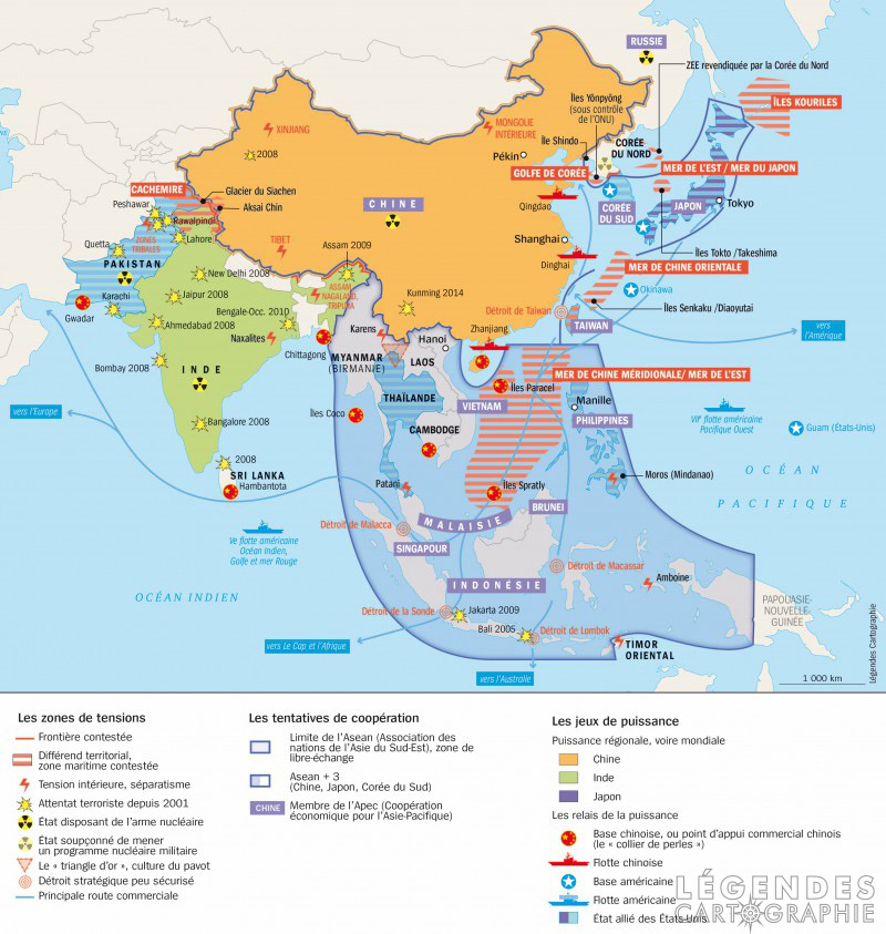 Géopolitique de l'Asie du Sud et de l'Est