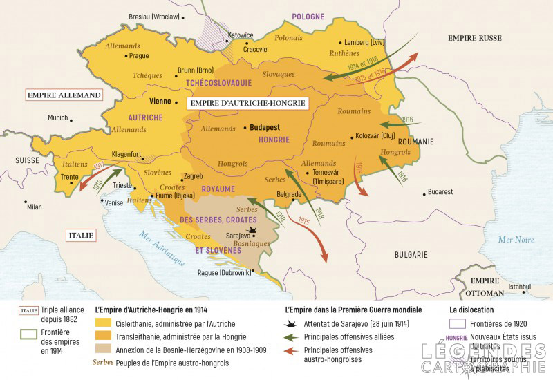 L'empire d'Autriche-Hongrie