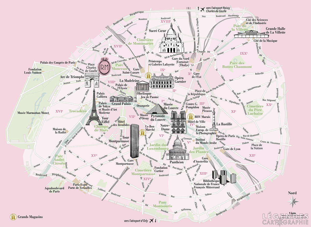 Les monuments de Paris