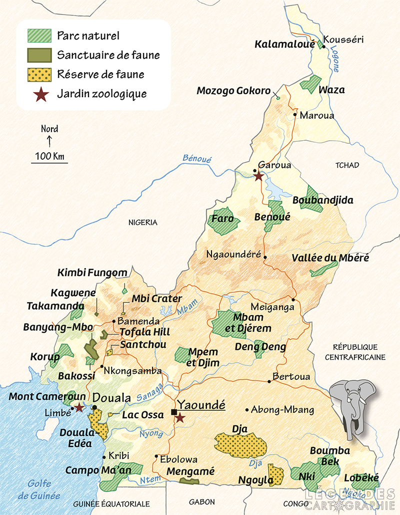 Les réserves de faune au Cameroun