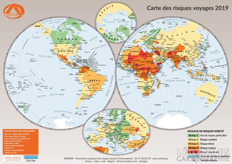 Planisphère des risques