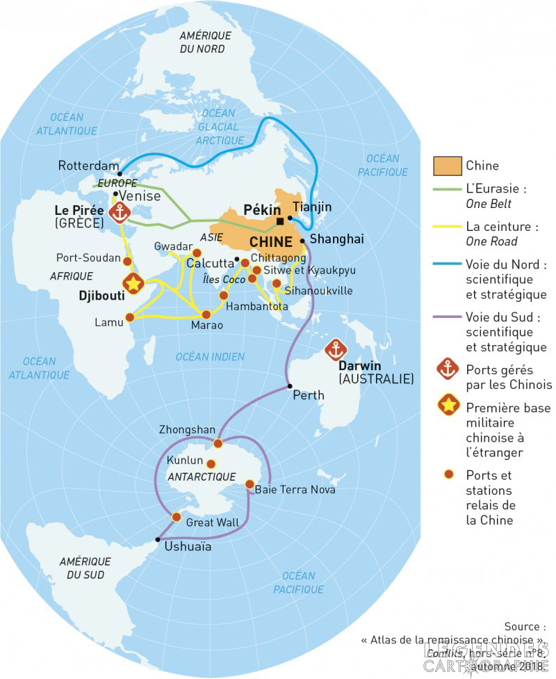 Routes maritimes chinoises